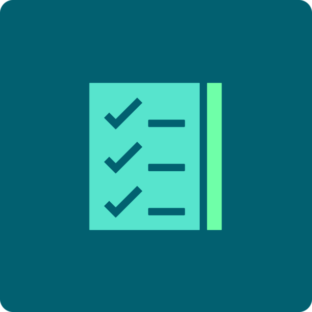 Checklist icon representing tasks, to-dos, or organization