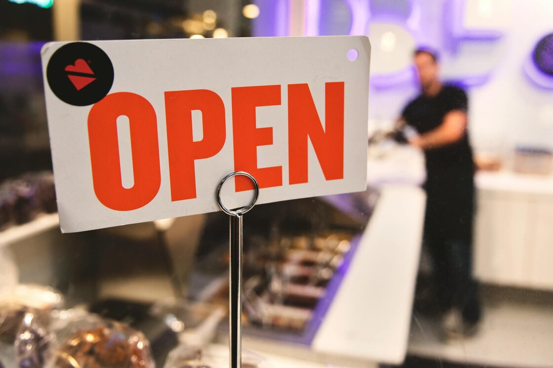 open sign 