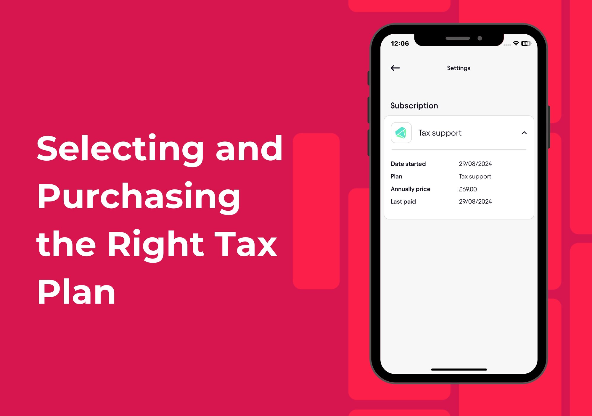 Discover how to choose and purchase the subscription plan in the Pie Tax App. Follow our easy guide to upgrade your tax support and manage your self-assessment with confidence.