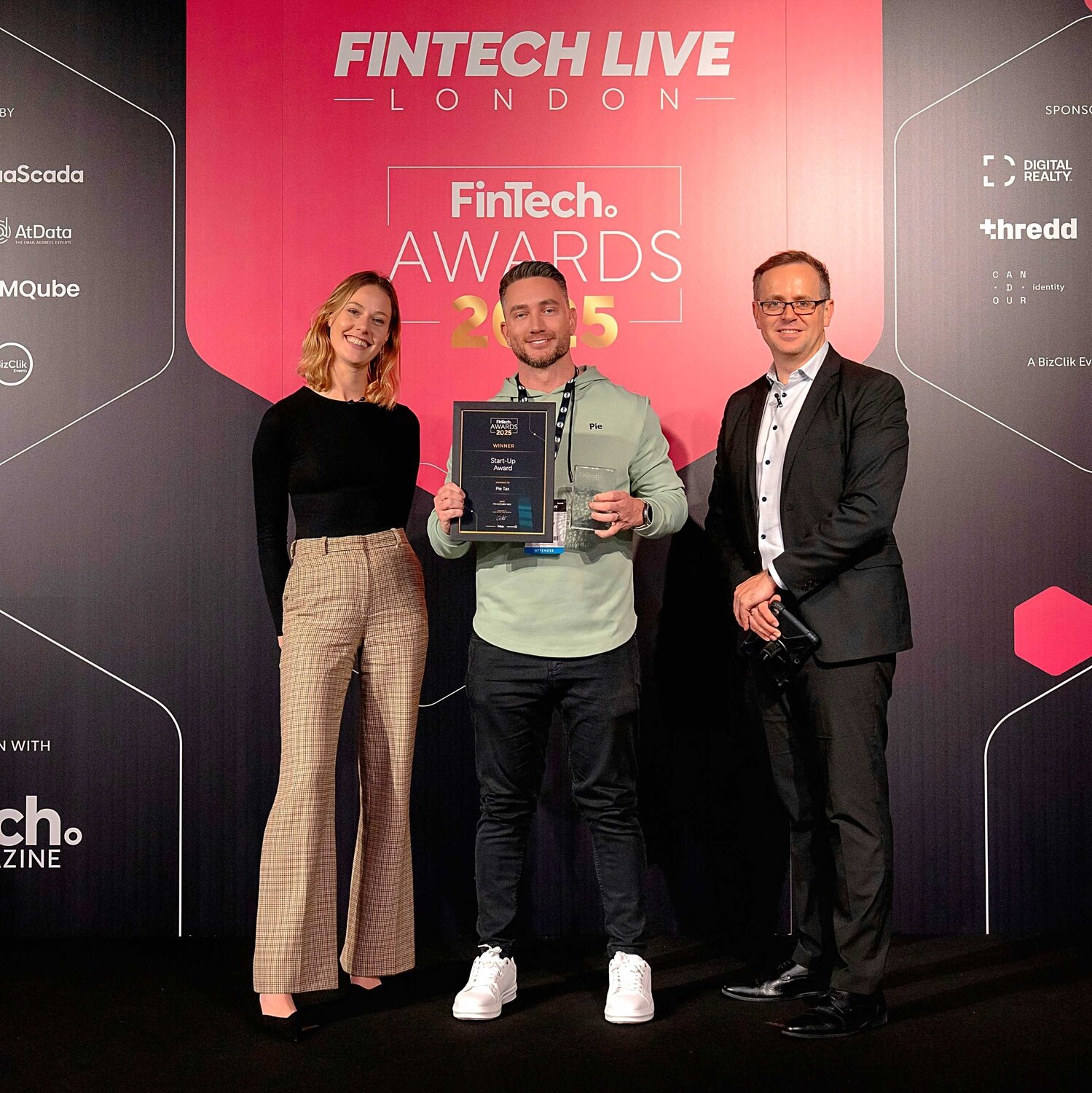 Pie Wins Start Up Award At Global FinTech Awards 2025