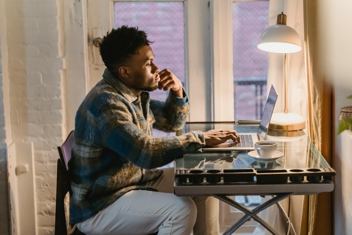 man on laptop 