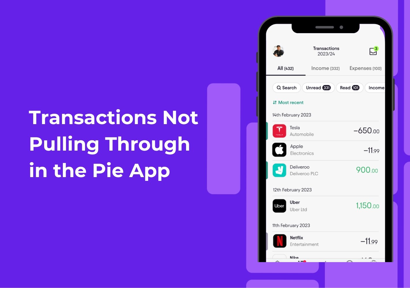 Transactions Not Pulling Through in the Pie App | How to Fix Connection Issues