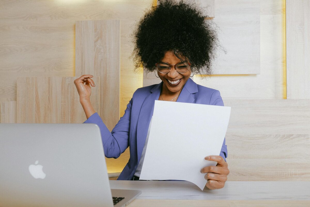 lady working on laptop