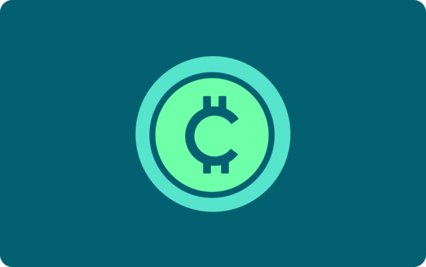 Crypto income tax icon representing cryptocurrency earnings and taxation