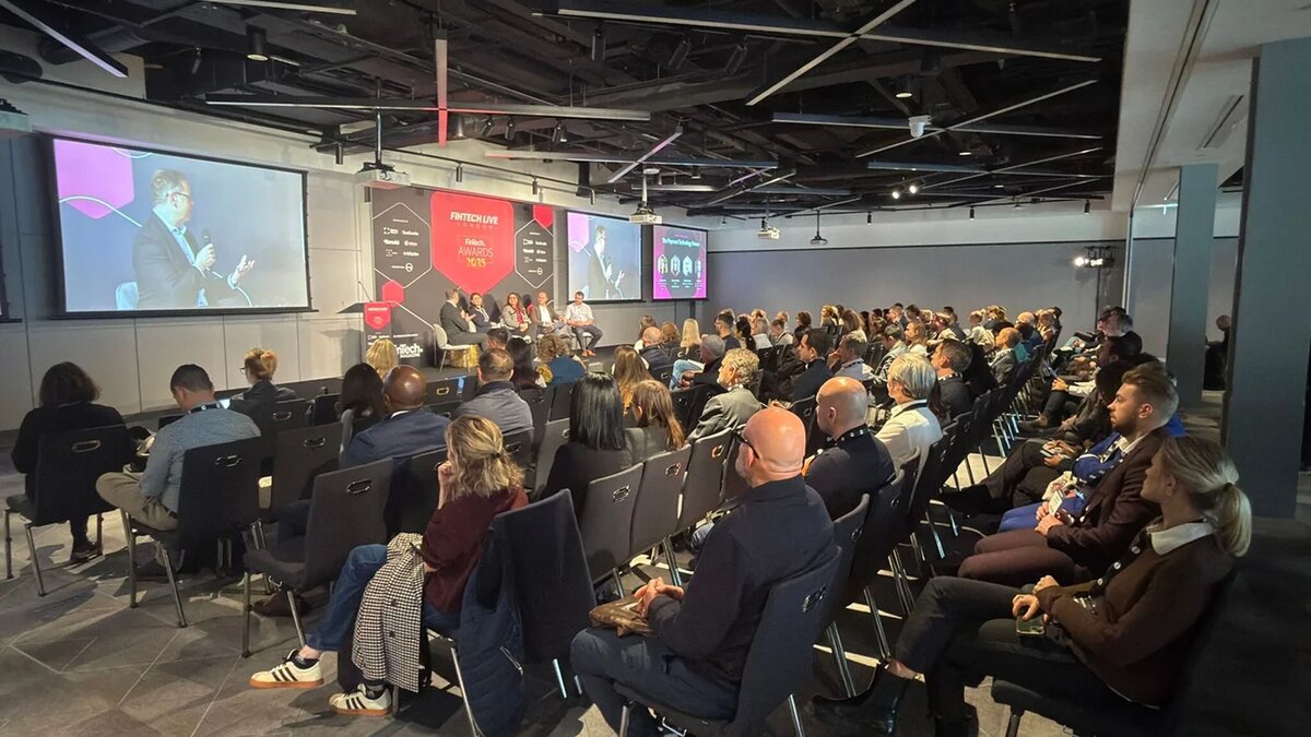 Attendees at The Global FinTech Awards 2025 event venue